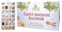 Adventní čajový kalendář na zavěšení 24 kusů 44,5 g