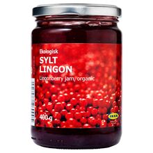 IKEA SYLT LINGON Brusinkový džem, bio, 400 g