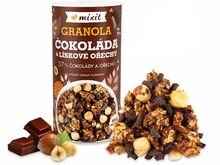 Mixit Granola z pece - čokoláda a lískové ořechy 570 g