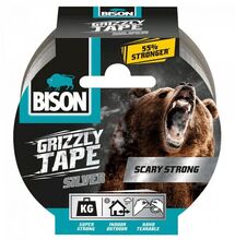 Bison BISON GRIZZLY TAPE 10 m stříbrná