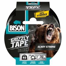 Bison Lepící páska BISON GRIZZLY TAPE 10 m, černá