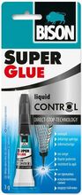 Sekundové lepidlo BISON SUPER GLUE CONTROL, 3 g