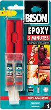 Dvousložkové epoxidové lepidlo BISON EPOXY 5 MIN, 24 ml