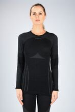Iron-ic Dámský MERINO SET - triko s dlouhým rukávem a legíny Barva: Black/Black, Velikost: S/M