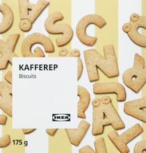 IKEA KAFFEREP Křupavé sušenky tvar písmen 175g
