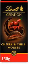 Lindt Hořká čokoláda s višňovou a chilli náplní 70% 150 g