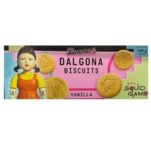 Squid Game Dalgona pšeničné sušenky s vanilkovou příchutí 140 g