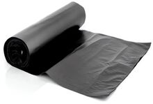 Pytle na odpad, 120 l, 7 ks role, černé
