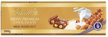 Lindt LINDT Gold Tablet Švýcarská Mléčná Čokoláda S Lískovými Oříšky 300 g