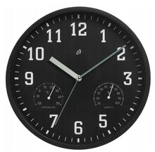 Nástěnné hodiny Auriol černé 25,4 cm elegantní