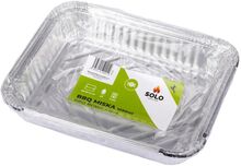 SOLO Obdélníková BBQ miska 228*178*44 mm, 1050 ml bez otvorů / 3ks