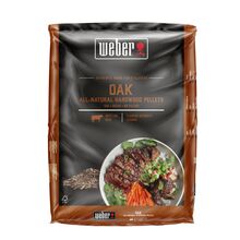 Weber Přírodní dřevěné pelety - dub, 8 kg