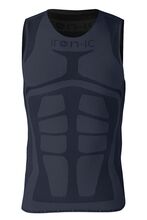 Iron-ic Lehké a vysoceprodyšné pánské tílko Barva: Grey/Black, Velikost: one size