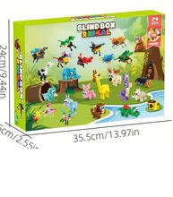 Adventní kalendář stavebnice zvířátka