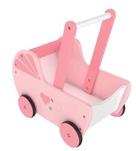 Playtive Dřevěný dětský kočárek