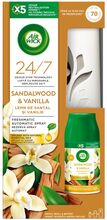 AIR WICK Spray komplet Vanilka a santalové dřevo 250 ml