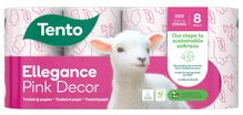 Tento TENTO Toaletní papír Ellegance Pink Decor (8 ks)