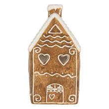 Perníková chaloupka na čajovou svíčku Gingerbread Cott - 11*9*21 cm