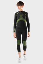 Iron-ic Dětské lyžařské triko s certifikací proti prořezu hranami lyží při pádu Barva: Black/Green, Velikost: 12/14