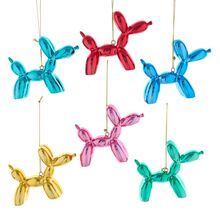 Vánoční ozdoba balonek pes 1ks