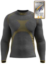 Iron-ic FIS ** lyžařské termo triko s certifikací proti prořezu hranami lyží při pádu Barva: Grey, Velikost: L/XL