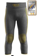 Iron-ic Juniorské FIS ** lyžařské legíny s certifikací proti prořezu hranami lyží při pádu Barva: Grey, Velikost: 12/14