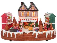 Tim Stor Dekorace vánoční čajový dýchánek ve vesnici