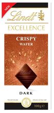 Lindt EXCELLENCE Dark Crispy Wafer, 100 g