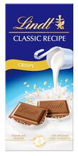 Lindt CLASSIC RECIPE Milk Chocolate Crispy, 100 g