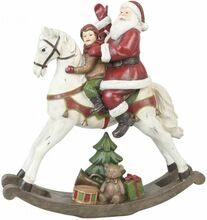 Vánoce - dekorativní santa na koní