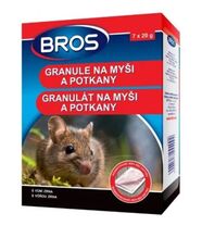 Bros BROS Rodenticid granule na myši a potkany 140 g