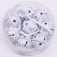 Highlife Rolničky bílo-stříbrné, 8ks