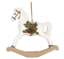Závěsná dekorace Houpací kůň 12x4x11 cm