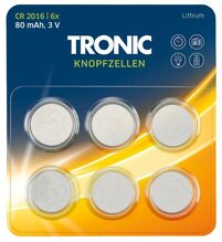 Knoflíková baterie CR 2016 / 80mAh 3V