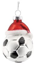 Colmore By Diga  Vánoční koule fotbalový míč s čepicí