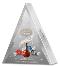 LINDT Lindor Xmas Tree Assorted Silver 125 g
