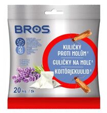 Bros BROS Plašič - kuličky proti šatním molům s vůní levandule, 20 ks