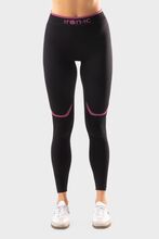 Iron-ic Dámské ULTRA WARM termo fleece legíny Barva: Black/Pink, Velikost: L/XL