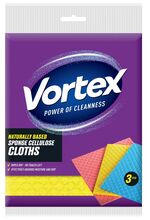 VORTEX houbový hadřík z přírodního materiálu 3 ks