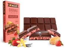 Mixit Dubajská čokoláda Mixit s jahodovou náplní