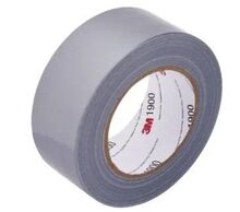 3M Duct Tape základní textilní páska 1900, stříbrná, 50 mm x 50 m