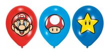 Balónky Super Mario 27,5cm 6ks