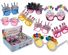 Brýle narozeninové Happy Birthday mix 1ks