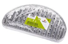 Solo SOLO Půlkulatý BBQ tray 326*192*20 mm / 5ks s otvory