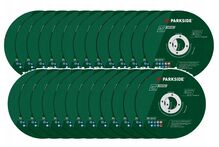 Parkside Sada řezných kotoučů pro úhlové brusky 125mm, 25ks