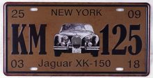 Retro Plechová cedule Jaguar XK-150