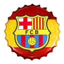 Premier League Plechová cedule FC Barcelona 40 cm