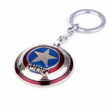 Marvel Přívěsek na klíče - štít Kapitan Amerika barevný