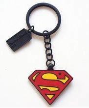 DC Heroes Přívěsek na klíče Superman Červeno žlutý