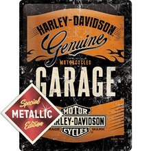 Harley Davidson Plechová cedule - Harley Davidson Garage Special Edition